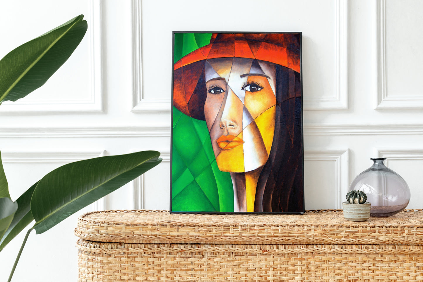 The Lady with the Hat - Limited Edition Art Print and Canvas reproduction