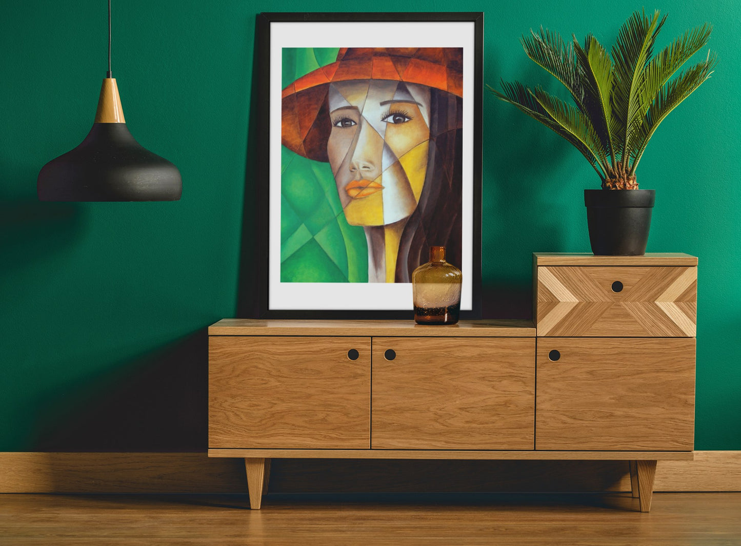 The Lady with the Hat - Limited Edition Art Print and Canvas reproduction